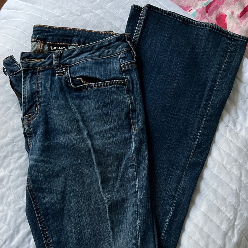 Buffalo David Bitton Dark Blue Flare Jeans